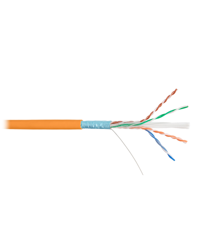 F/UTP 4pair, Cat6, Solid, In, PVC (NKL 9240C-OR). Кабель «витая пара» (LAN) для структурированных систем связи. NIKOLAN в Балаково