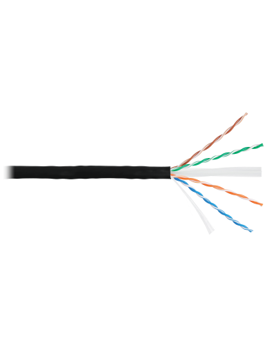 U/UTP 4pair, Cat6a, Solid, In/Out, нг(А)-HF (NMC 4155C-BK). Кабель «витая пара» (LAN) для структурированных систем связи. NIKOMAX в Балаково