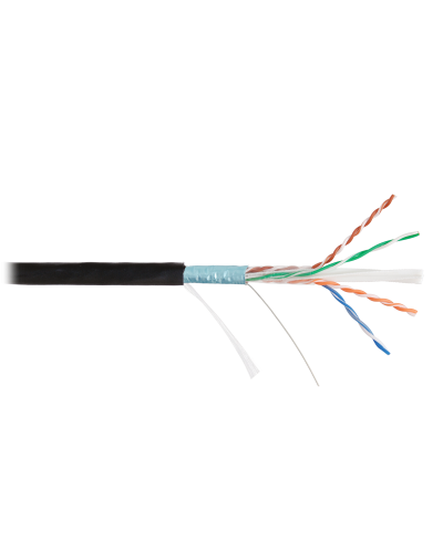 F/UTP 4pair, Cat6, Solid, Out, PVC (NMC 4240B-BK). Кабель «витая пара» (LAN) для структурированных систем связи. NIKOMAX в Балаково
