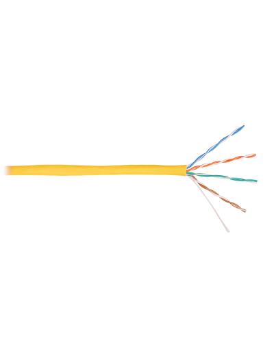 U/UTP 4pair, Cat5e, Solid, In, PVC (NMC 4100A-YL). Кабель «витая пара» (LAN) для структурированных систем связи. NIKOMAX в Балаково