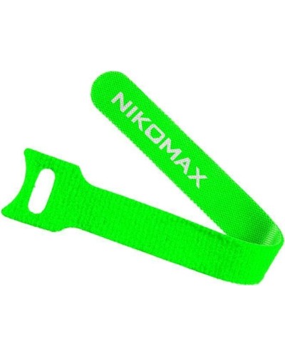 NMC-CTV150-12-SB-GN-10 (10шт). Стяжка-липучка с мягкой пряжкой. NIKOMAX в Балаково