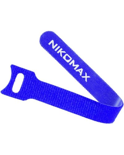 NMC-CTV150-12-SB-BL-10 (10шт). Стяжка-липучка с мягкой пряжкой. NIKOMAX в Балаково
