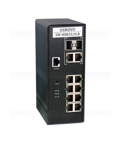 SW-80822/ILR. Коммутатор 10-портовый Gigabit Ethernet с PoE. OSNOVO в Балаково
