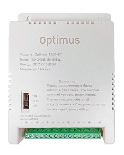 1250-8C. Источник вторичного электропитания импульсный (IP56). Optimus в Балаково