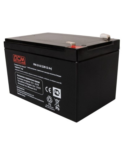 PM-12-12. Аккумулятор герметичный свинцово-кислотный. POWERCOM в Балаково