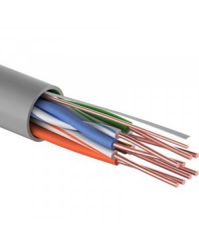 U/UTP Light, CAT 5e, PVC, 4PR, 24AWG, омедненный, серый, 305м, PROconnect (01-0043-2). Кабель «витая пара» (LAN) для структурированных систем связи. PROCONNECT в Балаково