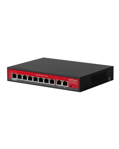 PND-08P-2M-BT1 (120W). Коммутатор AI 10-портовый с функцией PoE. Polyvision в Балаково