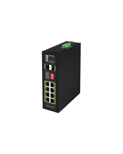 RVi-1NSIM8GP-2S. Коммутатор с питанием по PoE. RVi в Балаково