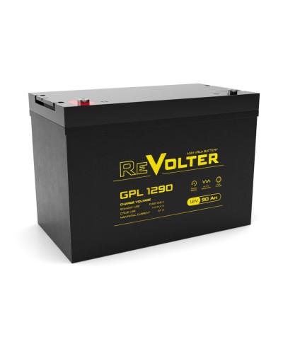 Revolter GPL 1290. Аккумулятор автомобильный герметичный свинцово-кислотный. Revolter в Балаково