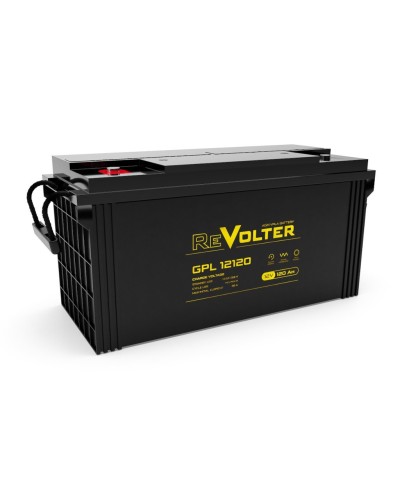 Revolter GPL 12120. Аккумулятор автомобильный герметичный свинцово-кислотный. Revolter в Балаково