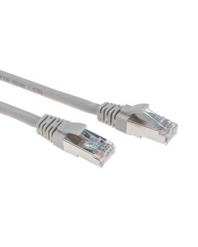 Патч-корд S/FTP CAT 6A (10G), RJ45-RJ45, 28AWG, LSZH, серый, 2м REXANT (02-0390-2). Патч-корд медный. Rexant в Балаково