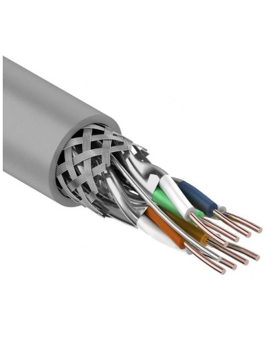 S/FTP, CAT 7, PVC, 4PR, 23AWG, INDOOR, SOLID, серый, 305 м, REXANT (01-0542). Кабель «витая пара» (LAN) для структурированных систем связи. Rexant в Балаково