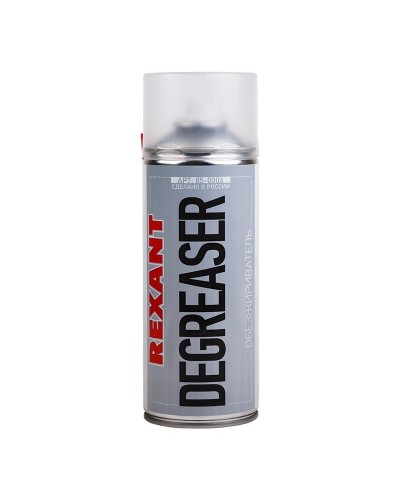 Очиститель обезжириватель DEGREASER, REXANT, 400 мл, аэрозоль (85-0006): Баллон с очистителем в Балаково