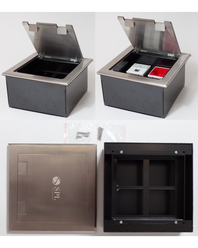 Люк на 4 поста (45х45), из нержавеющей стали, с коробкой, IP40 (300014). Люк. SPL в Балаково