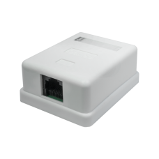 Розетка настенная RJ-45, 8P8C, Cat.5e, 1 порт UTP (10-0307): Компьютерная розетка