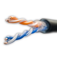 UTP Cat.5e 2x2xAWG24 Cu PE Outdoor Standard (01-0220-1). Кабель «витая пара» (LAN) для структурированных систем связи. SUPRLAN