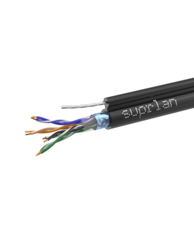 FTP Cat.5e 4x2xAWG24 Cu PE Outdoor T-FG8 (трос) Median (01-1035-1). Кабель «витая пара» (LAN) для структурированных систем связи. SUPRLAN в Балаково