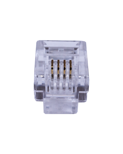 Коннекторы 4P4C (RJ-11) (100шт) (10-0229). Телефонный разъем 4P4C (RJ-11). SUPRLAN в Балаково