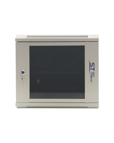 ST-NC9U600 (серый) С ПОЛКОЙ. Шкаф телекоммуникационный 19 настенный 9U. Space Technology в Балаково