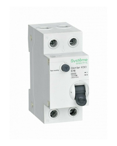 City9 Set 1P+N С 16А 4.5kA 10мА A 230В (C9D51616). Автоматический выключатель дифференциального тока. Systeme Electric в Балаково