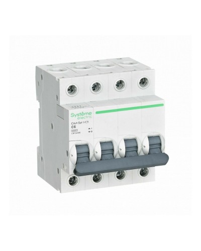 City9 Set 4P 6А 4.5kA С (C9F34406). Автоматический выключатель. Systeme Electric в Балаково