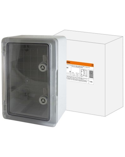 ЩМП-0-3, прозрачная крышка ABS, IP65, 400x300x170. Бокс пластиковый антивандальный. TDM ЕLECTRIC в Балаково