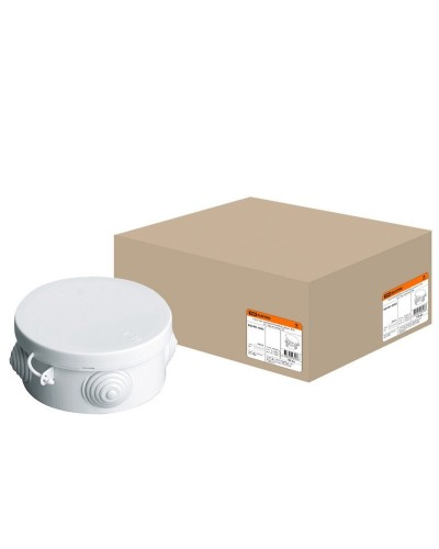 Коробка ОП D85х40мм, крышка, IP54, 4вх. (SQ1401-0502). Распаячная коробка. TDM ЕLECTRIC в Балаково