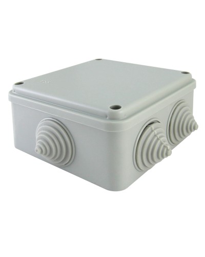 Коробка ОП 100х100х50мм, крышка на винтах, IP55, 6 вх. (SQ1401-1234). Распаячная коробка. TDM ЕLECTRIC в Балаково