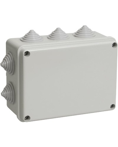 Коробка ОП 150х110х70мм, крышка, IP55, 10 гермовводов (SQ1401-1242). Распаячная коробка. TDM ЕLECTRIC в Балаково