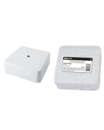 Коробка КР 75х75х28 ОП белая, IP40 (SQ1401-0905). Распаячная коробка. TDM ЕLECTRIC в Балаково