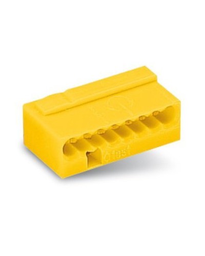 WAGO 243-508 Клемма MICRO 8-проводная желтая. Клемма для распределительных коробок. WAGO в Балаково