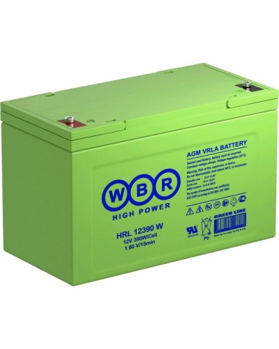 WBR HRL12390W. Аккумулятор герметичный свинцово-кислотный. WBR в Балаково