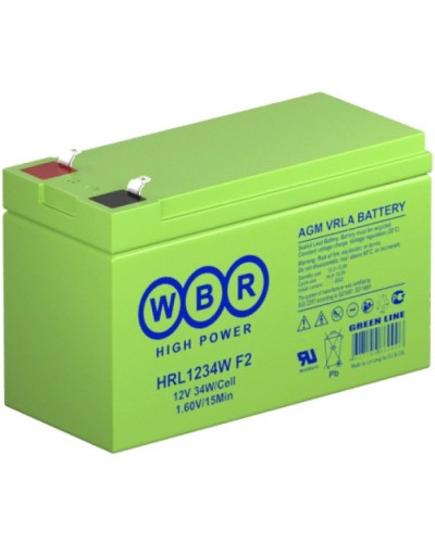 WBR HRL1234W F2. Аккумулятор герметичный свинцово-кислотный. WBR в Балаково