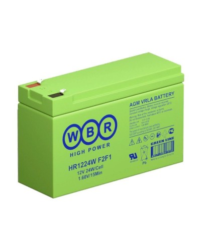 WBR HR1224W F2F1. Аккумулятор герметичный свинцово-кислотный. WBR в Балаково
