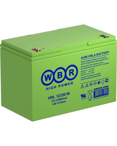 WBR HRL12330W. Аккумулятор герметичный свинцово-кислотный. WBR в Балаково