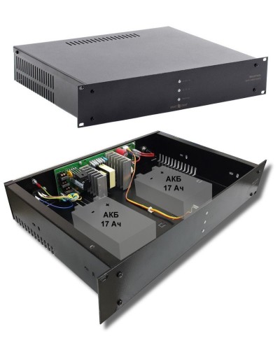 СКАТ-1200У RACK (СКАТ ИБП-12/7-2x17-RACK) (2141). Источник вторичного электропитания резервированный. Бастион в Балаково