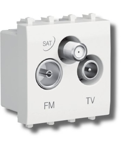 Розетка TV-FM-SAT Avanti 1 модуль черный квадрат (4402532): Розетка TV-FM-SAT в Балаково