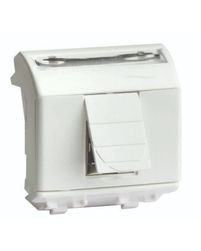 Розетка RJ-45 Brava 2 модуля слоновая кость (75450S): Розетка компьютерная с двумя разъёмами в Балаково