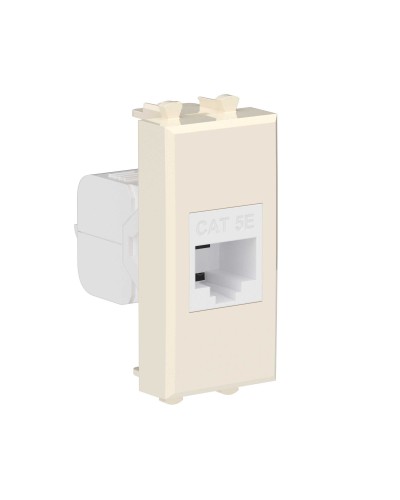 Розетка RJ-45, кат.5E, Avanti, 1 модуль, ванильная дымка (4405661): Розетка компьютерная модульная в Балаково