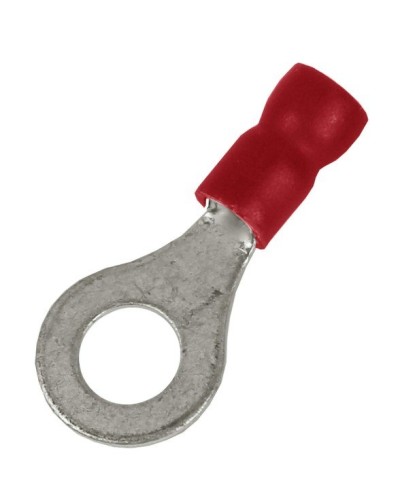 Наконечник НКИ 0,25-1,5 М4 (D4,3мм) с отверстием под винт (100 шт) (2A4P-EE-PVC). Наконечник с отверстием под винт и изолированным фланцем ПВХ. ДКС в Балаково