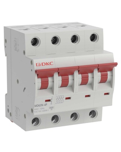 YON max MD63N 4P 10А 6кА C (MD63N-4PC10). Автоматический выключатель. ДКС в Балаково
