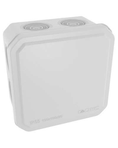 Коробка ответвительная с кабельными вводами IP55, 100х100х50 (53800). Коробка ответвительная. ДКС в Балаково