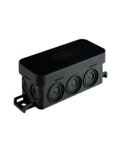 Коробка JBL090 90х42х40, 10 вых., IP55, черная (44055BL-1). Коробка монтажная. Экопласт в Балаково
