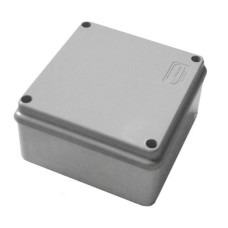 Коробка JBS100 100х100х55, 6P (1,5…10мм²) серая (42367HF-GR). Коробка монтажная, огнестойкая, без галогена. Экопласт