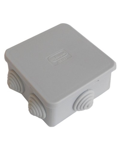 Коробка JBS080 85х85х40, 6 вых, IP44, серая (44006). Коробка монтажная. Экопласт в Балаково