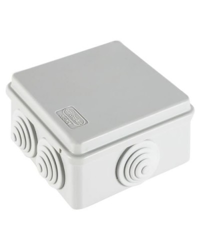 Коробка JBS101 100х100х55, 6 вых., IP55, серая (44037). Коробка монтажная. Экопласт в Балаково