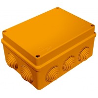 Коробка JBS150 150х110х70, 10 вых., 4P (1,5…6мм²) (43129HF). Коробка монтажная, огнестойкая, без галогена. Экопласт