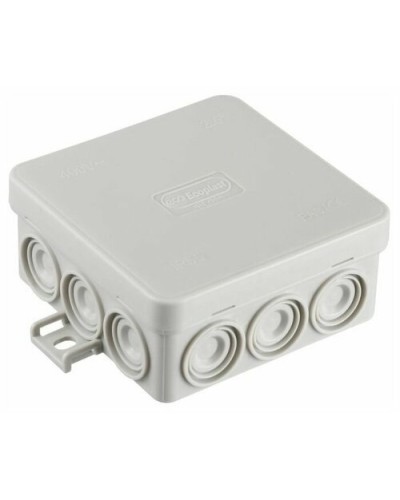 Коробка JBL085 85х85х38, 12 вых., 6P (0,15...2,5мм²) серая (43255HF-GR). Коробка монтажная, огнестойкая, без галогена. Экопласт в Балаково