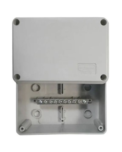 Коробка (КУП) JBS120 120х80х50, 6 вых, IP55 (44008KP). Коробка уравнивания потенциалов (КУП), 6х9мм, 8 зажимов. Экопласт в Балаково