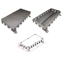КМ IP55-2040, 20 вводов, нержавейка. Коробка монтажная электротехническая. Гефест